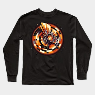 Solar Exploration Pioneer | Abstract Parker Solar Probe Tee Long Sleeve T-Shirt